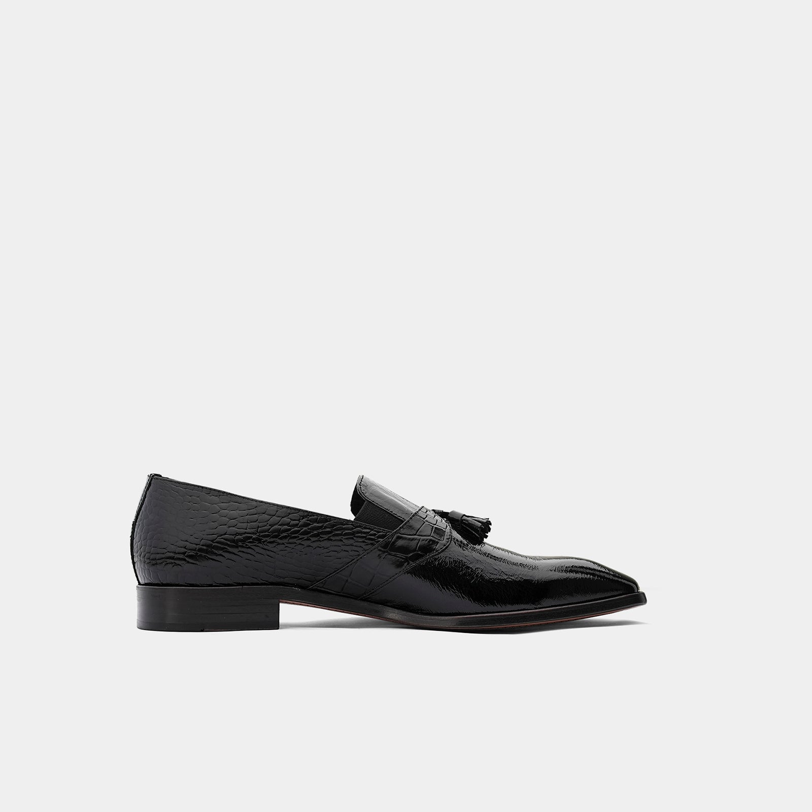 Firenze Croco Tassel Loafer