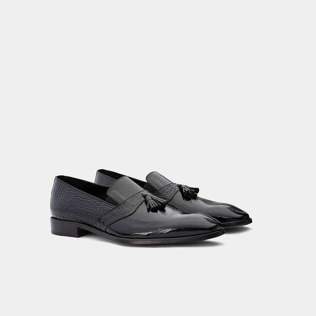 Firenze Croco Tassel Loafer