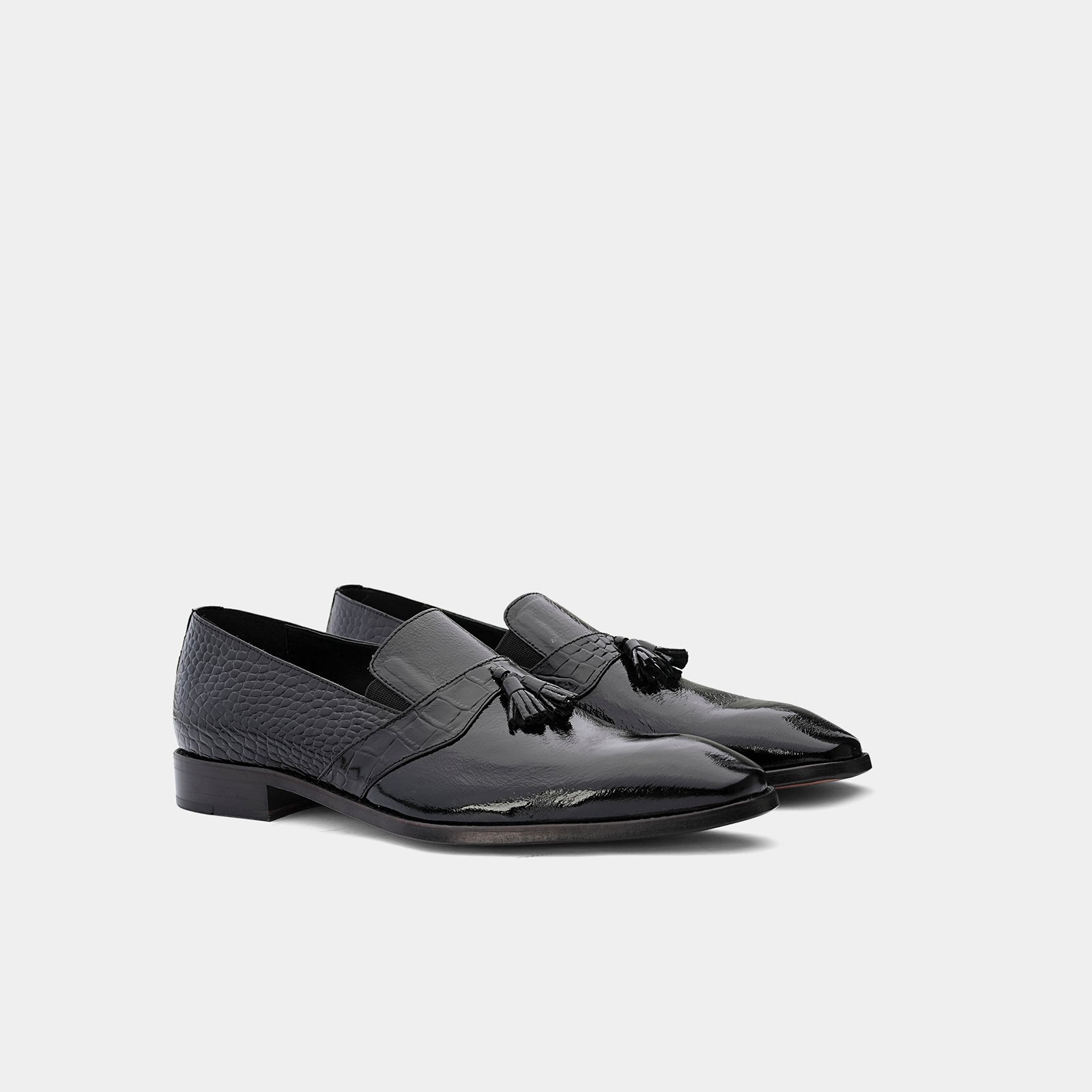 Firenze Croco Tassel Loafer