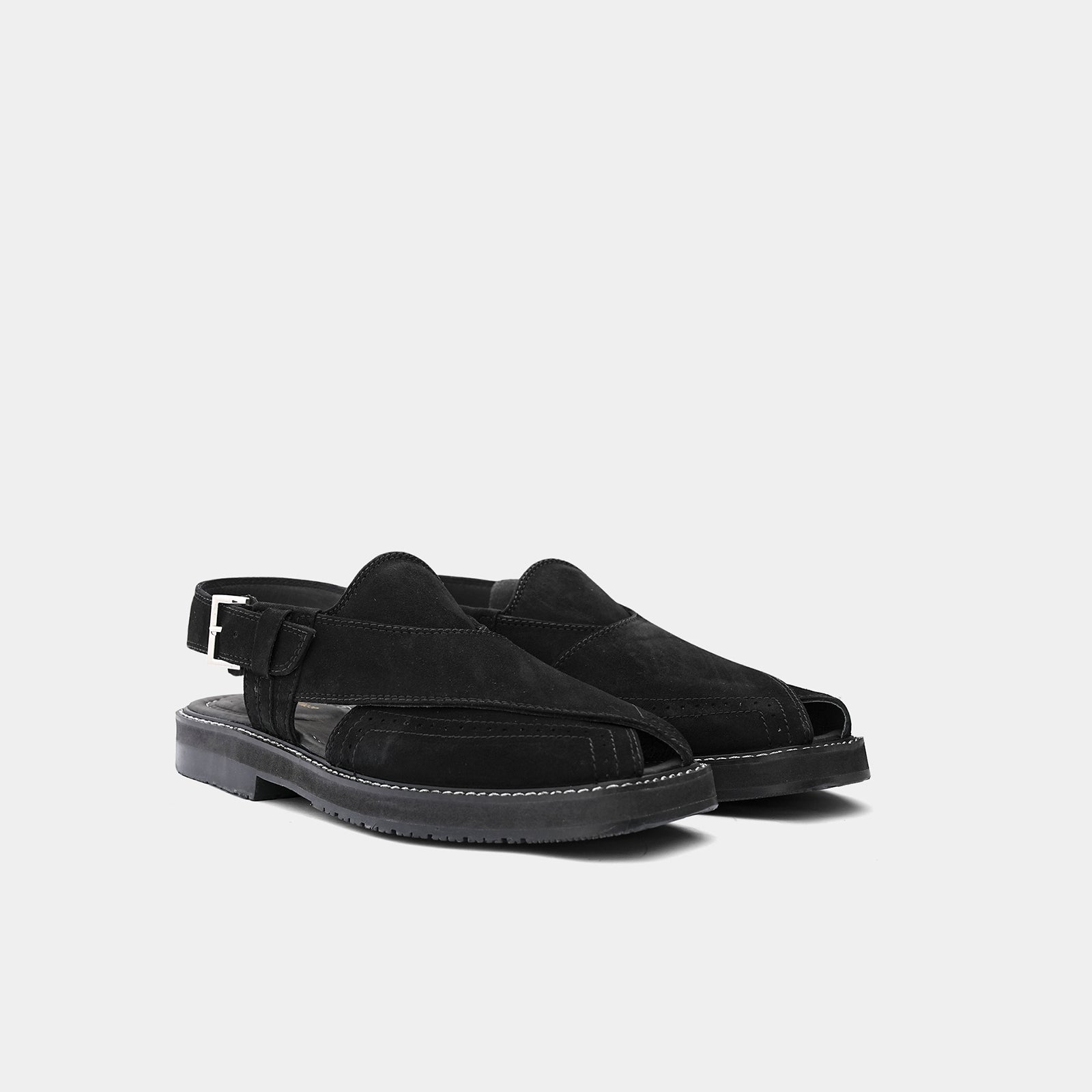 Suede Peshawari Chappal